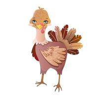Magic thanksgiving turkey vector