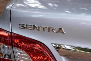 Cassilandia, Mato Grosso do Sul, Brazil, 2021 -Sedan car nissan sentra photo