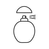 Perfume linear icon. Thin line illustration. Contour symbol. Vector isolated outline drawing