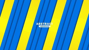 Gráfico futurista del inconformista del fondo abstracto moderno. fondo amarillo con rayas. banner ilustración de vector de fondo amarillo y azul. diseño de textura de fondo abstracto de vector