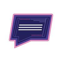 speech bubble message vector