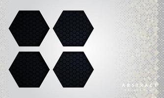 3d abstract red light hexagon line in grey modern luxury futuristic background vector illustration.