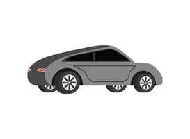 gray modern car vector