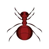 ant animal flat icon vector