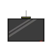 hanging television device vector