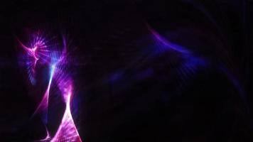 brilho rosa azul escuro forma dinâmica malha onda movimento de rotação video