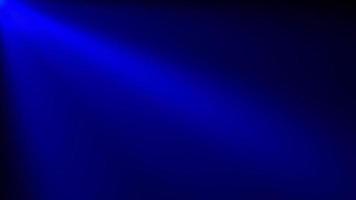 blauwe flare lichtstraal lus effect abstracte achtergrond. video