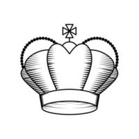 crown majestic icon vector