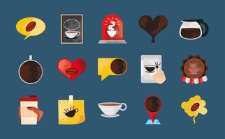 coffee time theme vector