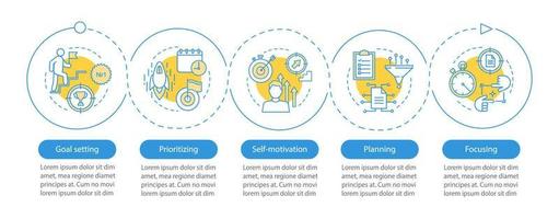 HR skills vector infographic template