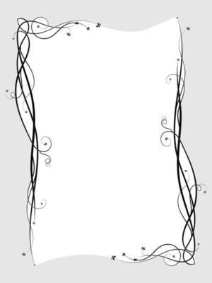 grapes frame intertwining plants. sketch doodle