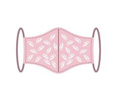 disposable facial mask vector