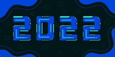 2022 abstract futuristic hud vector design.