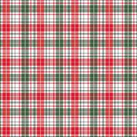 Plaid pattern background with Christmas themed colours vector