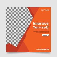 Corporate Social media Banner Design Template vector