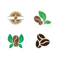 vector de icono de grano de café