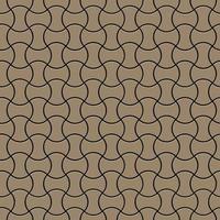 Golden linear simple seamless pattern, 3d style vector