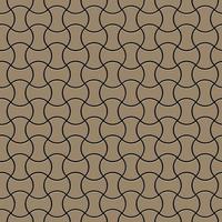 Golden linear simple seamless pattern, 3d style vector