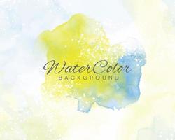 Abstract colorful watercolor for background. vector