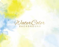 Abstract colorful watercolor for background. vector