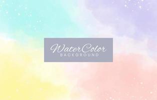 Abstract colorful watercolor for background. vector