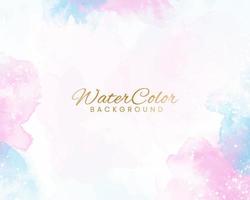 Abstract colorful watercolor for background. vector