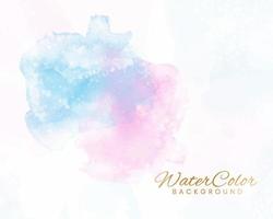 Abstract colorful watercolor for background. vector