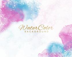 Abstract colorful watercolor for background. vector