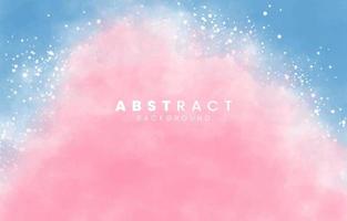 Abstract colorful watercolor for background. vector