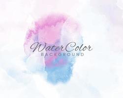 Abstract colorful watercolor for background. vector