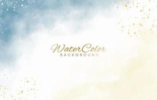 Abstract colorful watercolor for background. vector