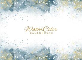 Abstract colorful watercolor for background. vector