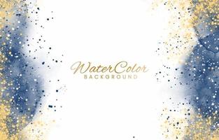 Abstract colorful watercolor for background. vector