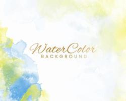 Abstract colorful watercolor for background. vector