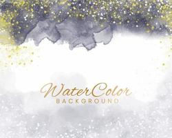 Abstract colorful watercolor for background. vector