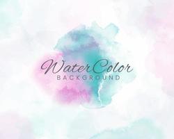 Abstract colorful watercolor for background. vector