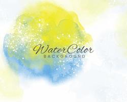 Abstract colorful watercolor for background. vector