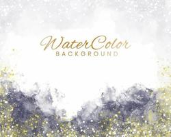 Abstract colorful watercolor for background. vector