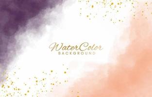 Abstract colorful watercolor for background. vector