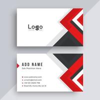 Modern business card design vector