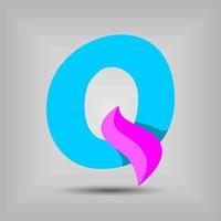 Letter font icon and logo template. New design and elegant typographic concept. Multy Colour. File EPS. vector