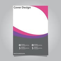 Corporate book cover design template vector