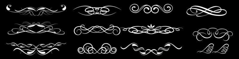 Calligraphic Design Elements, Dividers and Dashes