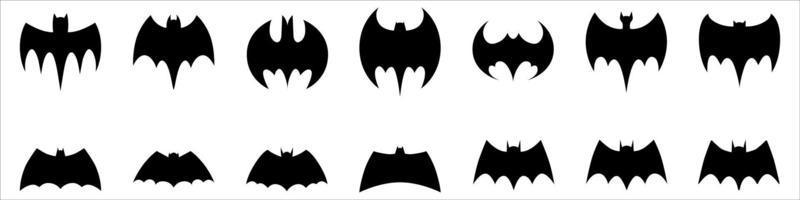 Bats Silhouettes Vector eps 10