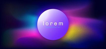 Modern abstract liquid gradient colorful neon splash background vector