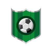 shield soccer ball vector