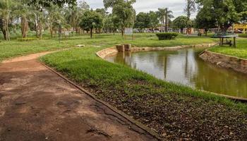 Cassilandia, Mato Grosso do Sul, Brazil, 2021 -Open walking area square Elza Vendrame photo