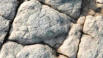 textura de piedra al aire libre video