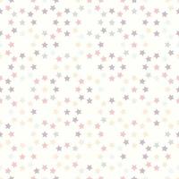 Seamless pattern with stars on white background. vector