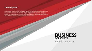 abstract business corporate red and gray background vector